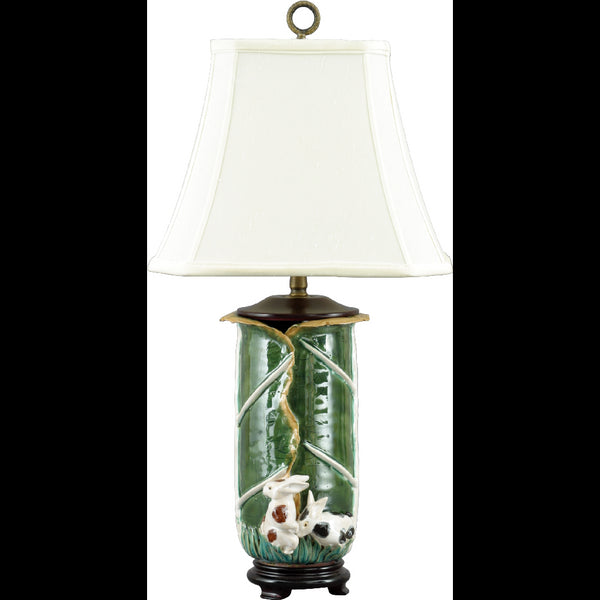 Danny's Fine Porcelain Lighting Danny's Fine Porcelain Bunny Lettuce Leaf Lamp PNV20