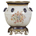 Danny's Fine Porcelain Home Decor Danny's Fine Porcelain (Bza229-12-X1349) 11x11x15 Fishbowl with Bronze Stand – Antoinette Rose - CLOSEOUT