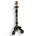 Danny's Fine Porcelain Home Decor Danny's Fine Porcelain candlestick Basedecorative Candlestick-style Base Featuring Black and - CLOSEOUT SAMPLE SALE
