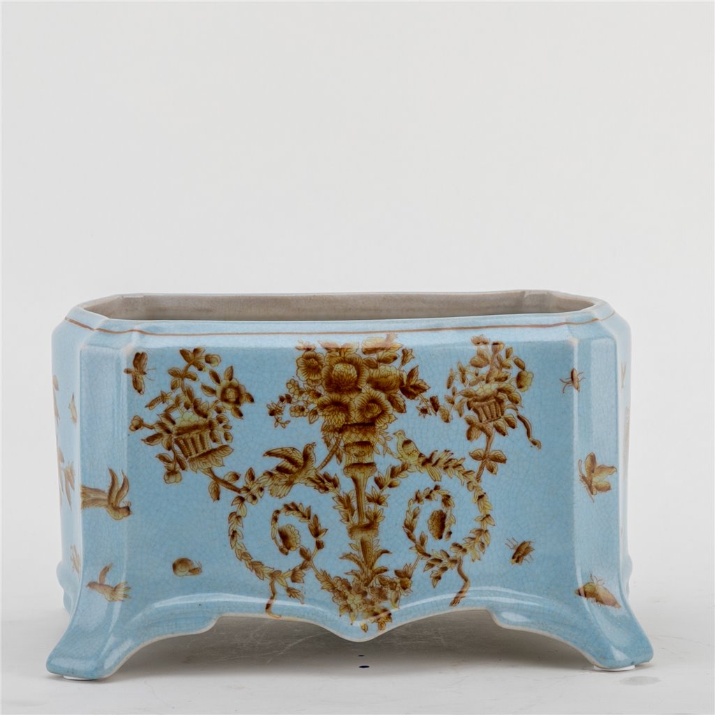 Danny's Fine Porcelain Home Decor Danny's Fine Porcelain Casket - Celadon Lampas 11697