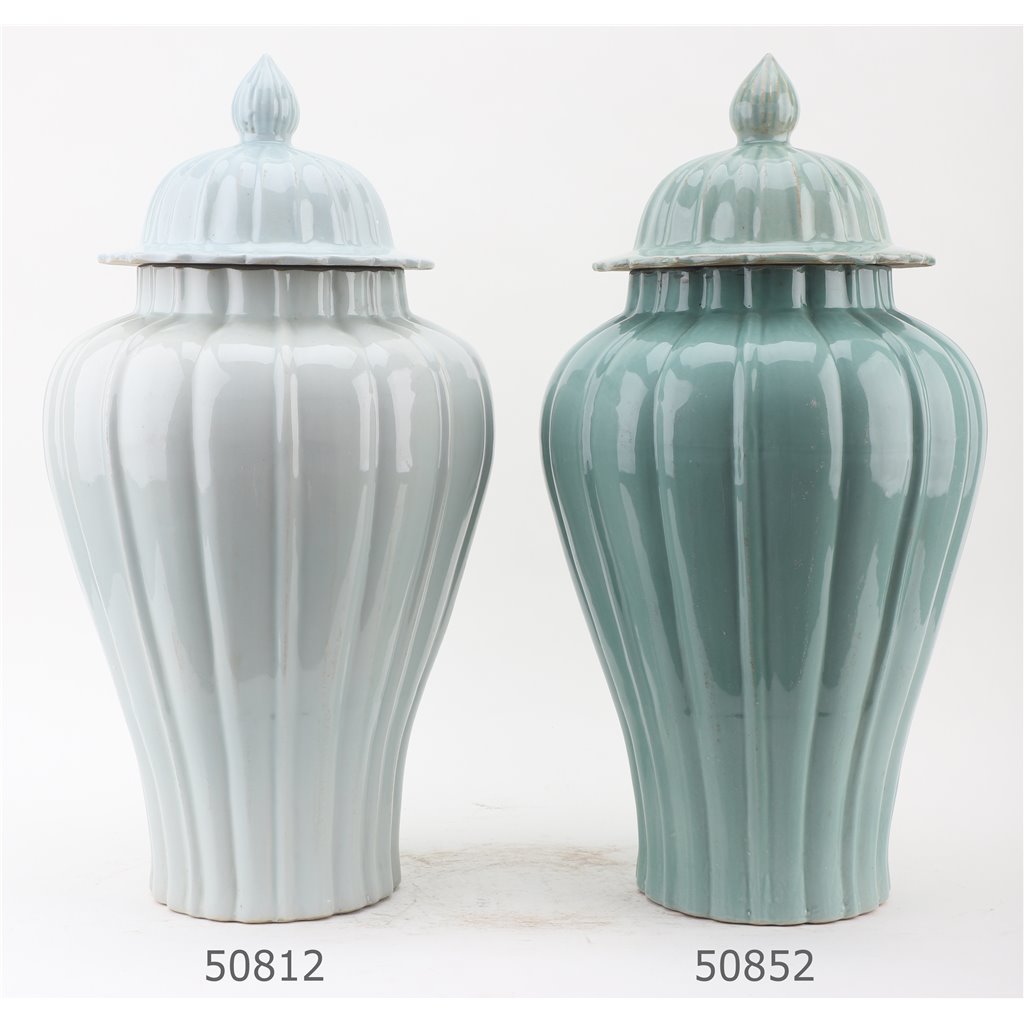 Danny's Fine Porcelain Home Decor Danny's Fine Porcelain Celedon Jar Antique Finish 50812