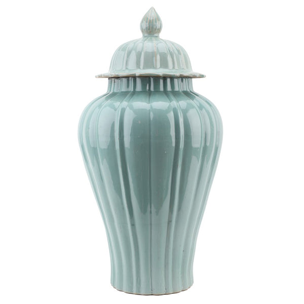 Danny's Fine Porcelain Home Decor Danny's Fine Porcelain Celedon Jar Antique Finish 50852