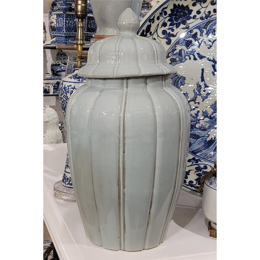 Danny's Fine Porcelain Home Decor Danny's Fine Porcelain Celedon Jar Antique Finish 50853