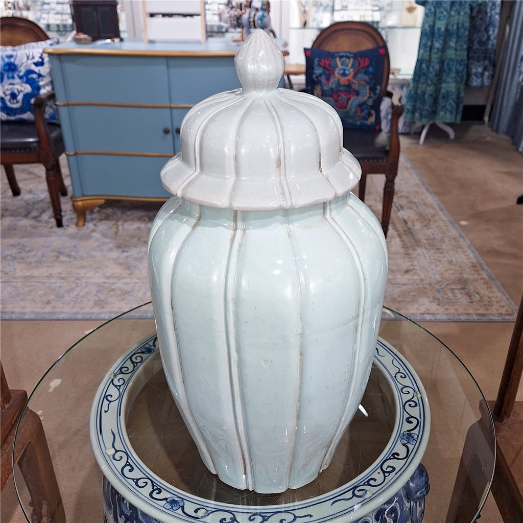 Danny's Fine Porcelain Home Decor Danny's Fine Porcelain Celedon Jar Antique Finish 50853