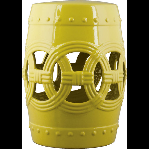 Danny's Fine Porcelain Home Decor Danny's Fine Porcelain Circle Of Happiness Garden Stool- Yellow 40817