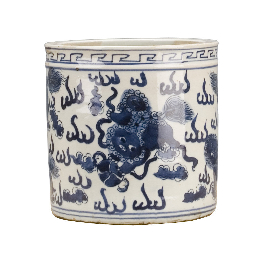 Danny's Fine Porcelain Home Decor Danny's Fine Porcelain Classic Pot- Blue & White Kirin