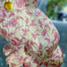 Danny's Fine Porcelain Home Decor Danny's Fine Porcelain Classic Staffordshire Dogs with A Twist! Lovely Pair of Pink Floral