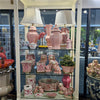 Danny's Fine Porcelain Home Decor Danny's Fine Porcelain Classic Staffordshire Dogs with A Twist! Lovely Pair of Pink Floral