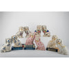 Danny's Fine Porcelain Home Decor Danny's Fine Porcelain Classic Staffordshire Dogs with A Twist! Lovely Pair of Pink Floral