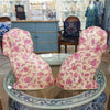 Danny's Fine Porcelain Home Decor Danny's Fine Porcelain Classic Staffordshire Dogs with A Twist! Lovely Pair of Pink Floral
