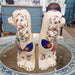 Danny's Fine Porcelain Home Decor Danny's Fine Porcelain Classic Staffordshire Dogs with A Twist! Pair of Porcelain 41344