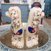 Danny's Fine Porcelain Home Decor Danny's Fine Porcelain Classic Staffordshire Dogs with A Twist! Pair of Porcelain 41344