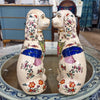 Danny's Fine Porcelain Home Decor Danny's Fine Porcelain Classic Staffordshire Dogs with A Twist! Pair of Porcelain 41344