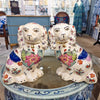 Danny's Fine Porcelain Home Decor Danny's Fine Porcelain Classic Staffordshire Dogs with A Twist! Pair of Porcelain 41344