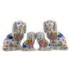 Danny's Fine Porcelain Home Decor Danny's Fine Porcelain Classic Staffordshire Dogs with A Twist! Pair of Porcelain 41344