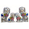 Danny's Fine Porcelain Home Decor Danny's Fine Porcelain Classic Staffordshire Dogs with A Twist! Pair of Porcelain 41344