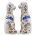 Danny's Fine Porcelain Home Decor Danny's Fine Porcelain Classic Staffordshire Dogs with A Twist! Pair of Porcelain 41344