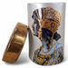 Danny's Fine Porcelain Home Decor Danny's Fine Porcelain Classical Lady Boxcylindrical Decorative Box Featuring A - CLOSEOUT SAMPLE SALE