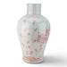 Danny's Fine Porcelain Home Decor Danny's Fine Porcelain Coral Red Floral Porcelain Vase Add Refined Elegance To Your DéCor with