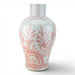 Danny's Fine Porcelain Home Decor Danny's Fine Porcelain Coral Red Floral Porcelain Vase Add Refined Elegance To Your DéCor with