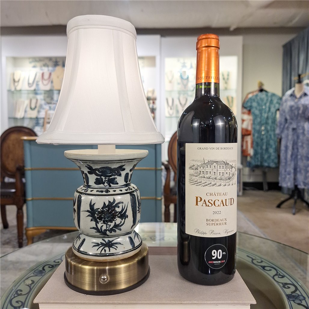 Danny's Fine Porcelain Home Decor Danny's Fine Porcelain Cordless Battery Rechargable Touch Antiqued Black Vase Lamp (Min 2)