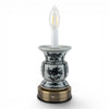 Danny's Fine Porcelain Home Decor Danny's Fine Porcelain Cordless Battery Rechargable Touch Antiqued Black Vase Lamp (Min 2)