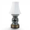 Danny's Fine Porcelain Home Decor Danny's Fine Porcelain Cordless Battery Rechargable Touch Antiqued Black Vase Lamp (Min 2)