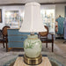 Danny's Fine Porcelain Home Decor Danny's Fine Porcelain Cordless Battery Rechargable Touch Lamp Green Bamboo Bulb Jar (Min 2)
