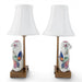 Danny's Fine Porcelain Home Decor Danny's Fine Porcelain Cordless Battery Rechargable Touch Lamp -Tobacco Leaf Dog-Pair - Left and
