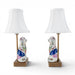 Danny's Fine Porcelain Home Decor Danny's Fine Porcelain Cordless Battery Rechargable Touch Lamp -Tobacco Leaf Dog-Pair - Left and
