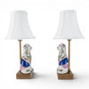 Danny's Fine Porcelain Home Decor Danny's Fine Porcelain Cordless Battery Rechargable Touch Lamp -Tobacco Leaf Dog-Pair - Left and