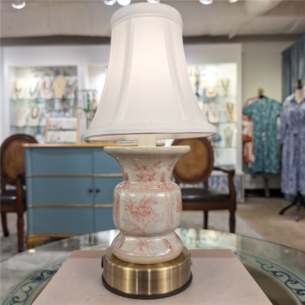 Danny's Fine Porcelain Home Decor Danny's Fine Porcelain Cordless Battery Rechargable Touch Pink Vase Lamp (Min 2)