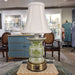 Danny's Fine Porcelain Home Decor Danny's Fine Porcelain Cordless Battery Rechargable Touch Teal Green Vase Lamp (Min 2)