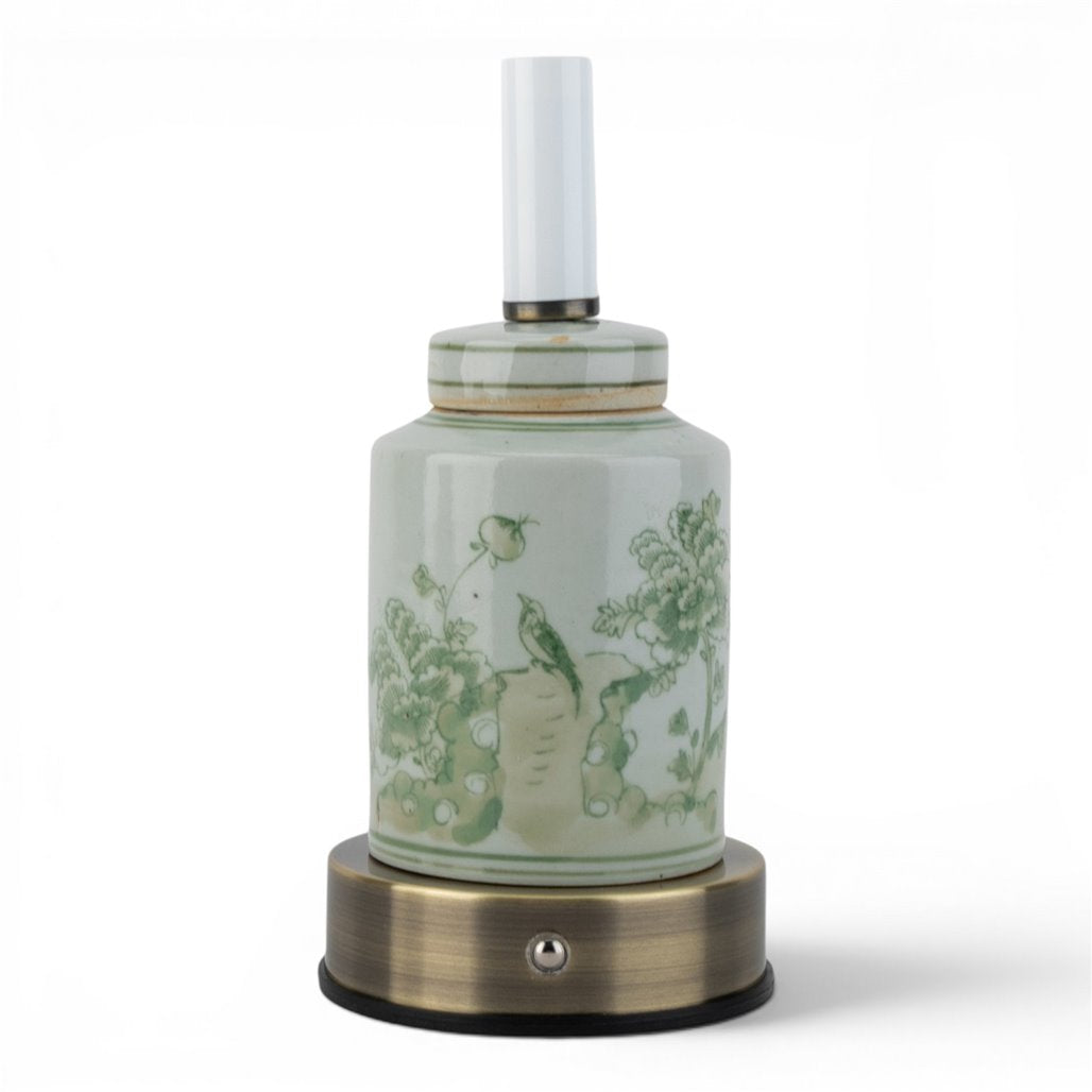 Danny's Fine Porcelain Home Decor Danny's Fine Porcelain Cordless Battery Touch Gree Tea Jar Lamp- (Min 2)