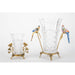 Danny's Fine Porcelain Home Decor Danny's Fine Porcelain Crystal Vase with Ormolu and Porcelain Birds-Crystal Clear
