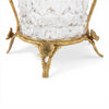 Danny's Fine Porcelain Home Decor Danny's Fine Porcelain Crystal Vase with Ormolu and Porcelain Birds-Crystal Clear