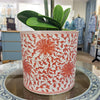 Danny's Fine Porcelain Home Decor Danny's Fine Porcelain Cylinder Basin Light Red Floral