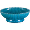 Danny's Fine Porcelain Home Decor Danny's Fine Porcelain Deep Sea Turquoise Stripped Round Basin