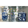 Danny's Fine Porcelain Home Decor Danny's Fine Porcelain Diamond Shaped Jar - Blue & White