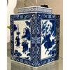 Danny's Fine Porcelain Home Decor Danny's Fine Porcelain Diamond Shaped Jar - Blue & White