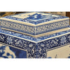 Danny's Fine Porcelain Home Decor Danny's Fine Porcelain Diamond Shaped Jar - Blue & White