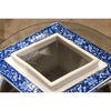 Danny's Fine Porcelain Home Decor Danny's Fine Porcelain Diamond Shaped Jar - Blue & White