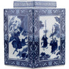 Danny's Fine Porcelain Home Decor Danny's Fine Porcelain Diamond Shaped Jar - Blue & White