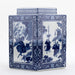 Danny's Fine Porcelain Home Decor Danny's Fine Porcelain Diamond Shaped Jar - Blue & White