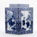Danny's Fine Porcelain Home Decor Danny's Fine Porcelain Diamond Shaped Jar - Blue & White