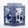 Danny's Fine Porcelain Home Decor Danny's Fine Porcelain Diamond Shaped Jar - Blue & White