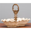 Danny's Fine Porcelain Home Decor Danny's Fine Porcelain Dish with Bronze Handle- Ximena