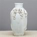 Danny's Fine Porcelain Home Decor Danny's Fine Porcelain Dragon Vase Celadon Glaze Surface with Sculptural Handles