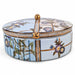 Danny's Fine Porcelain Home Decor Danny's Fine Porcelain Dragonfly Study Boxround Lidded Decorative Box Featuring - CLOSEOUT SAMPLE SALE