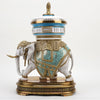 Danny's Fine Porcelain Home Decor Danny's Fine Porcelain Elephant Statue With Lidded Box 60372